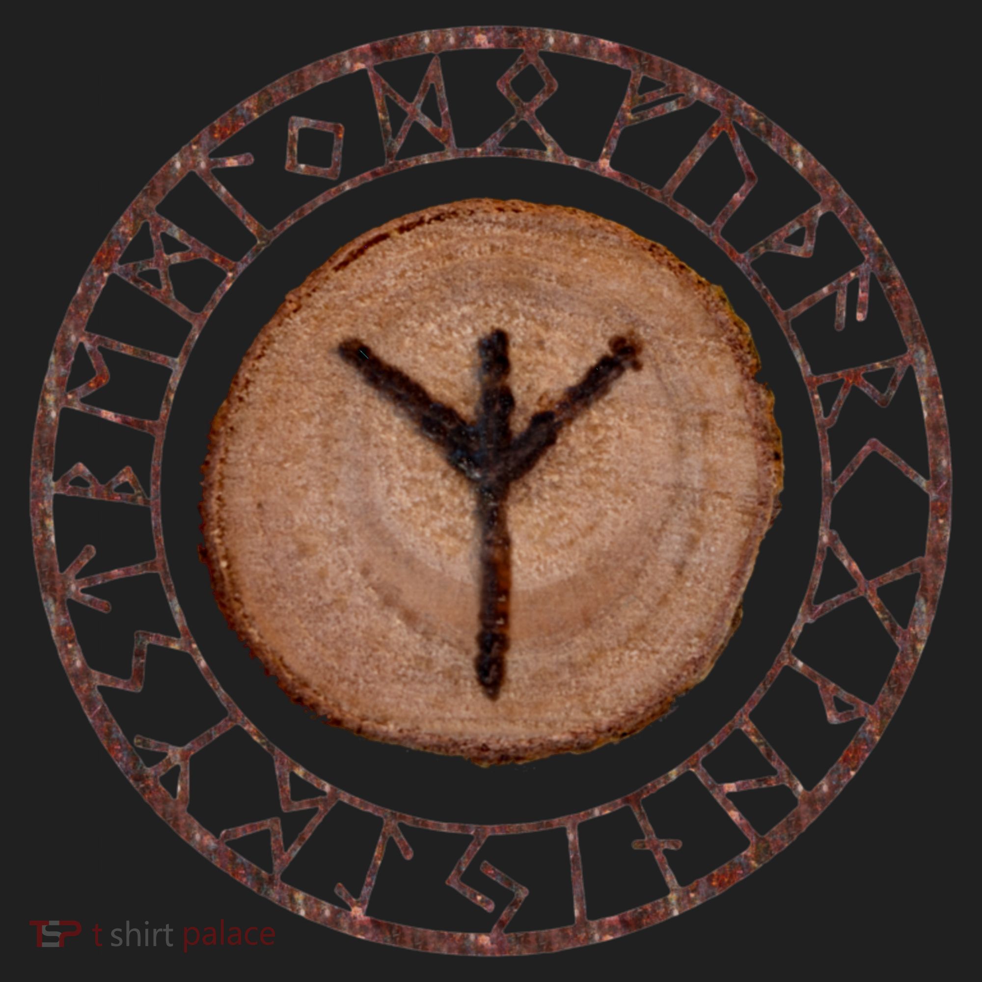 Algiz Elder Futhark Rune Beanie