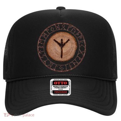Algiz Elder Futhark Rune Hat