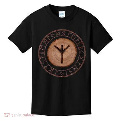 Algiz Elder Futhark Rune Kids T-Shirt