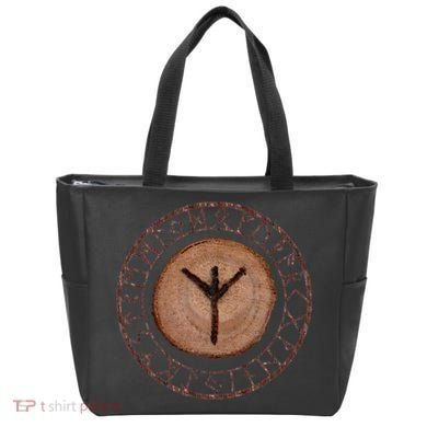 Algiz Elder Futhark Rune Tote Bag