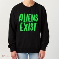 Aliens Exist Funny Alien Women's Sweatshirt thumb 0