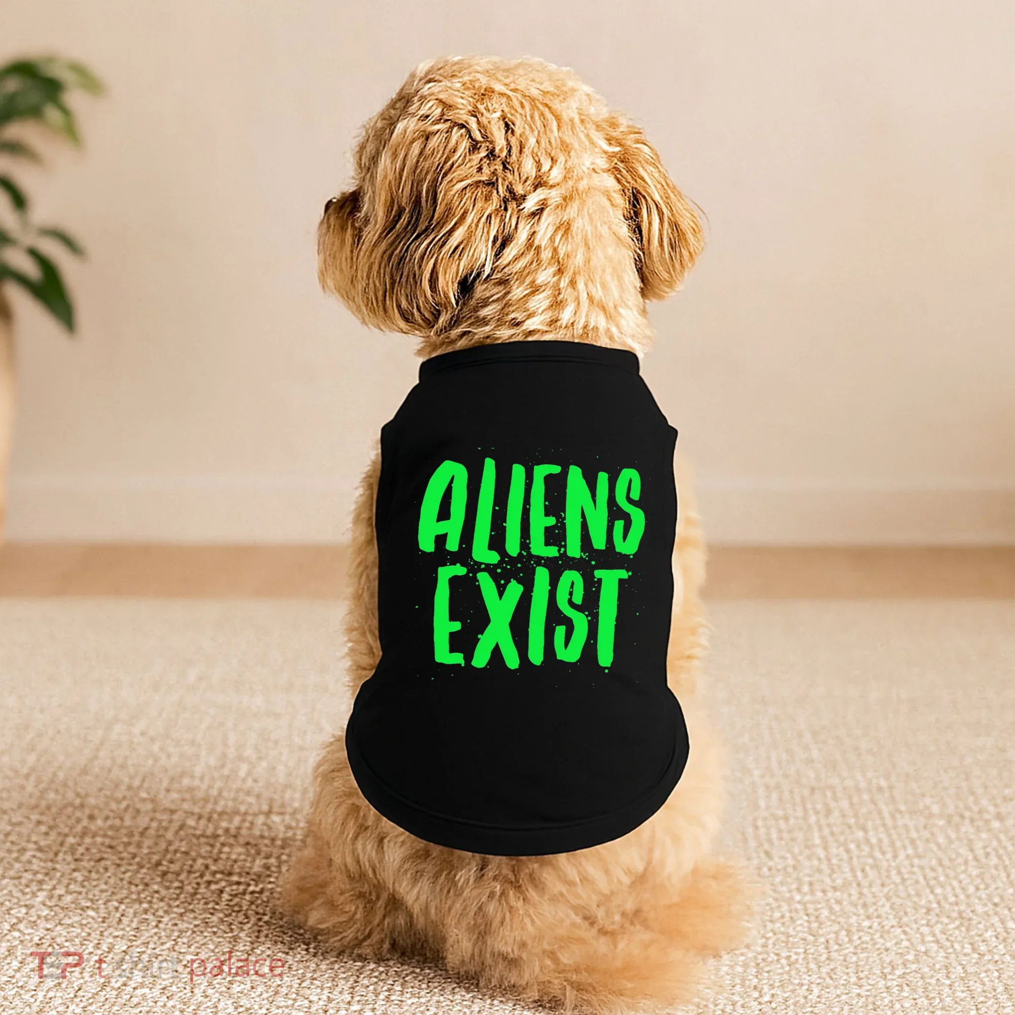 Aliens Exist Funny Alien Doggie Tank