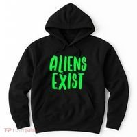 Aliens Exist Funny Alien Hoodie thumb 0