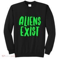 Aliens Exist Funny Alien Sweatshirt thumb 0