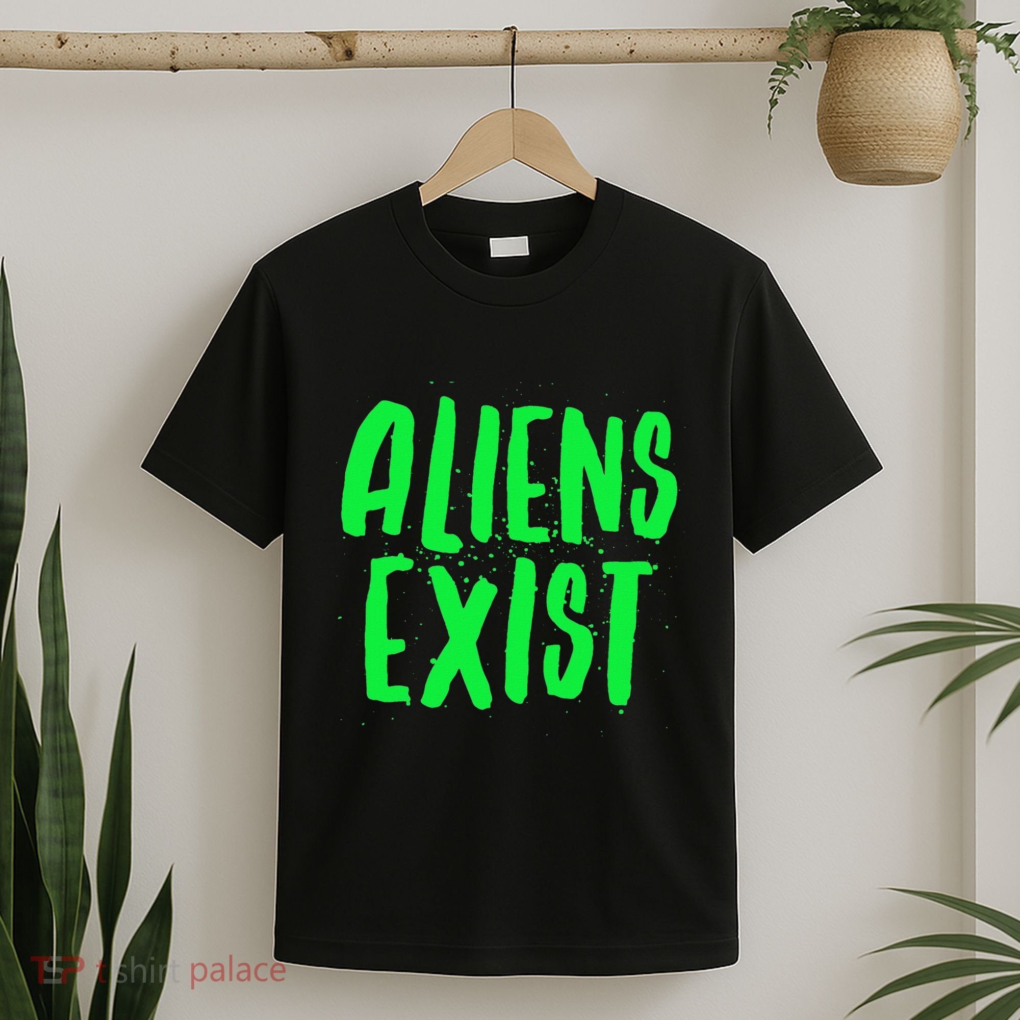 Aliens Exist Funny Alien T-Shirt