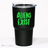 Aliens Exist Funny Alien Tumbler thumb 0