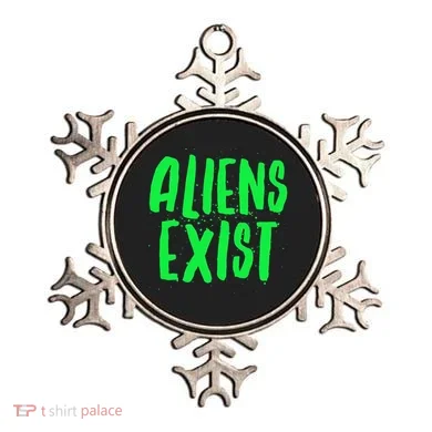 Aliens Exist Funny Alien Ornament