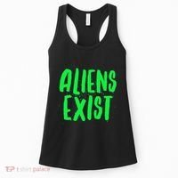 Aliens Exist Funny Alien Women's Tank Top thumb 0