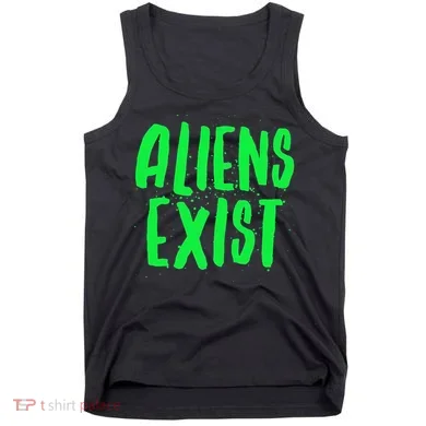 Aliens Exist Funny Alien Tank Top