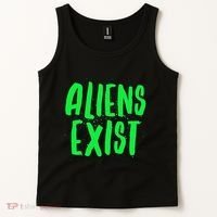 Aliens Exist Funny Alien Tank Top thumb 2