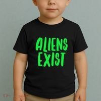 Aliens Exist Funny Alien Toddler T-Shirt thumb 2