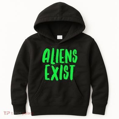 Aliens Exist Funny Alien Kids Hoodie
