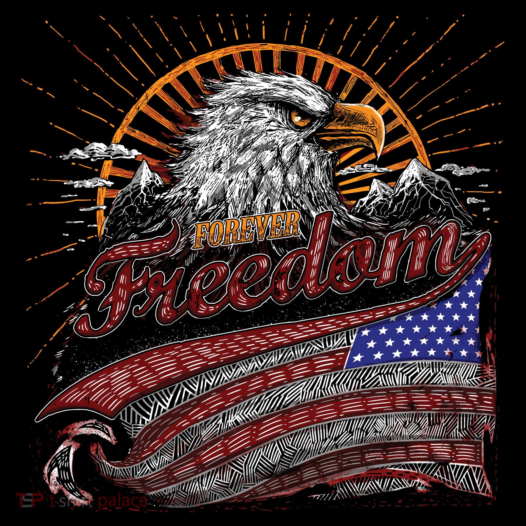 American Eagle Forever Freedom USA Backpack