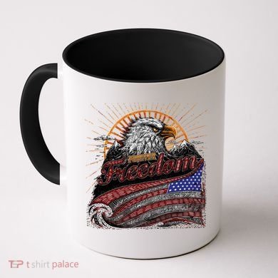 American Eagle Forever Freedom USA Coffee Mug