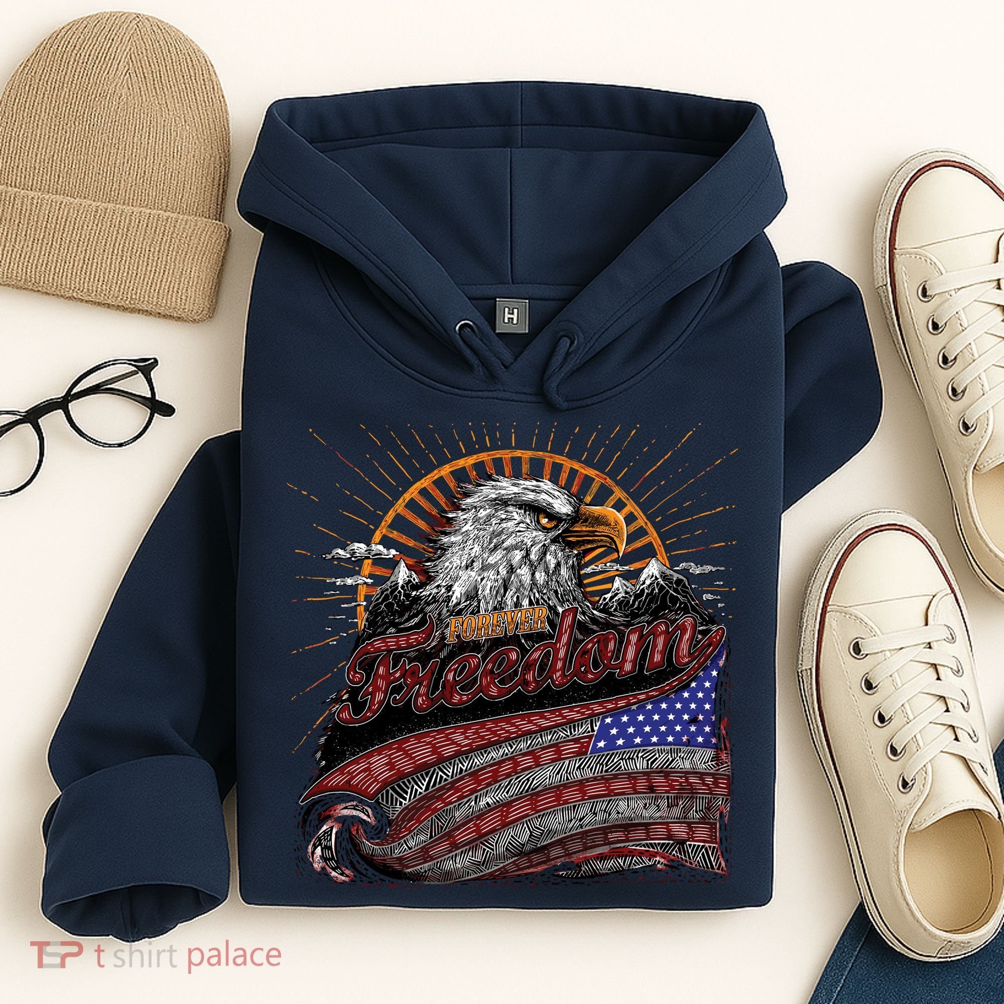 American Eagle Forever Freedom USA Hoodie