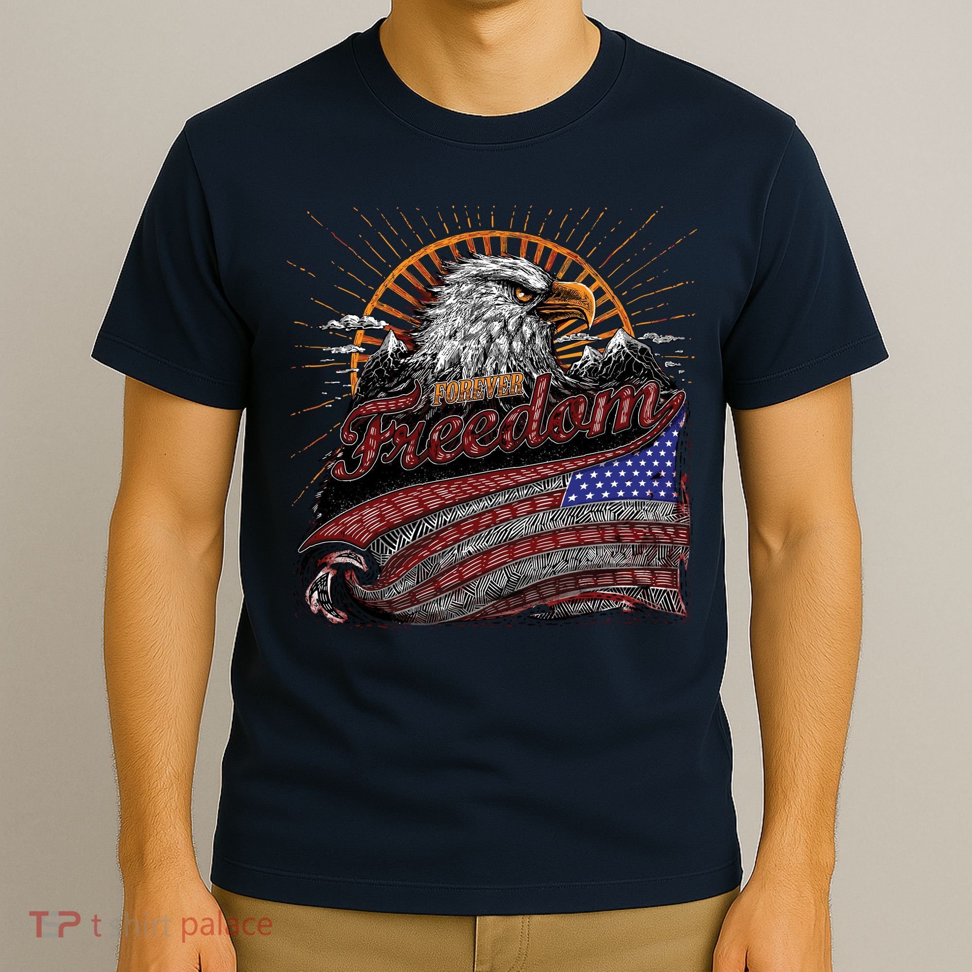 American Eagle Forever Freedom USA T-Shirt