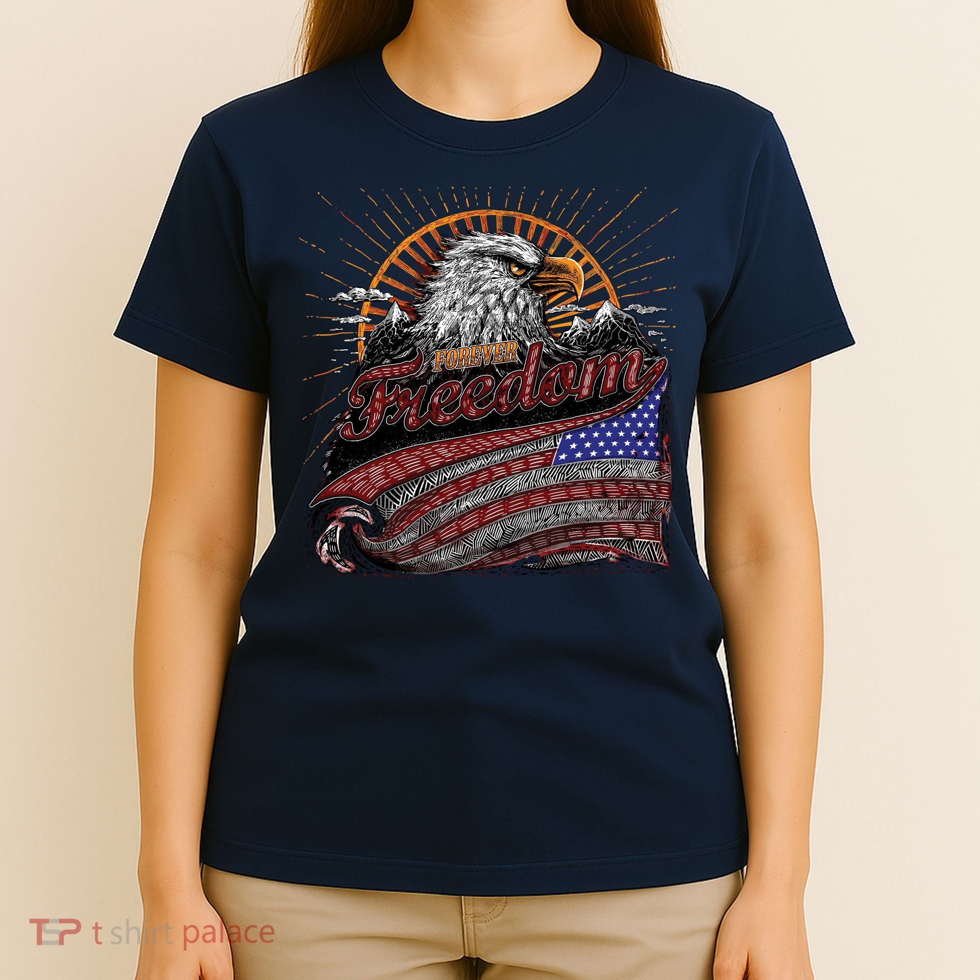 American Eagle Forever Freedom USA T-Shirt