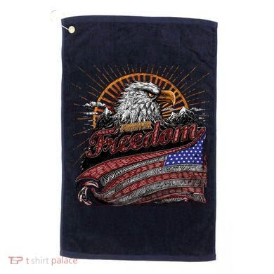 American Eagle Forever Freedom USA Golf Towel