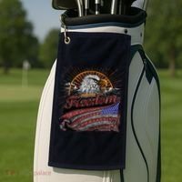 American Eagle Forever Freedom USA Golf Towel thumb 2
