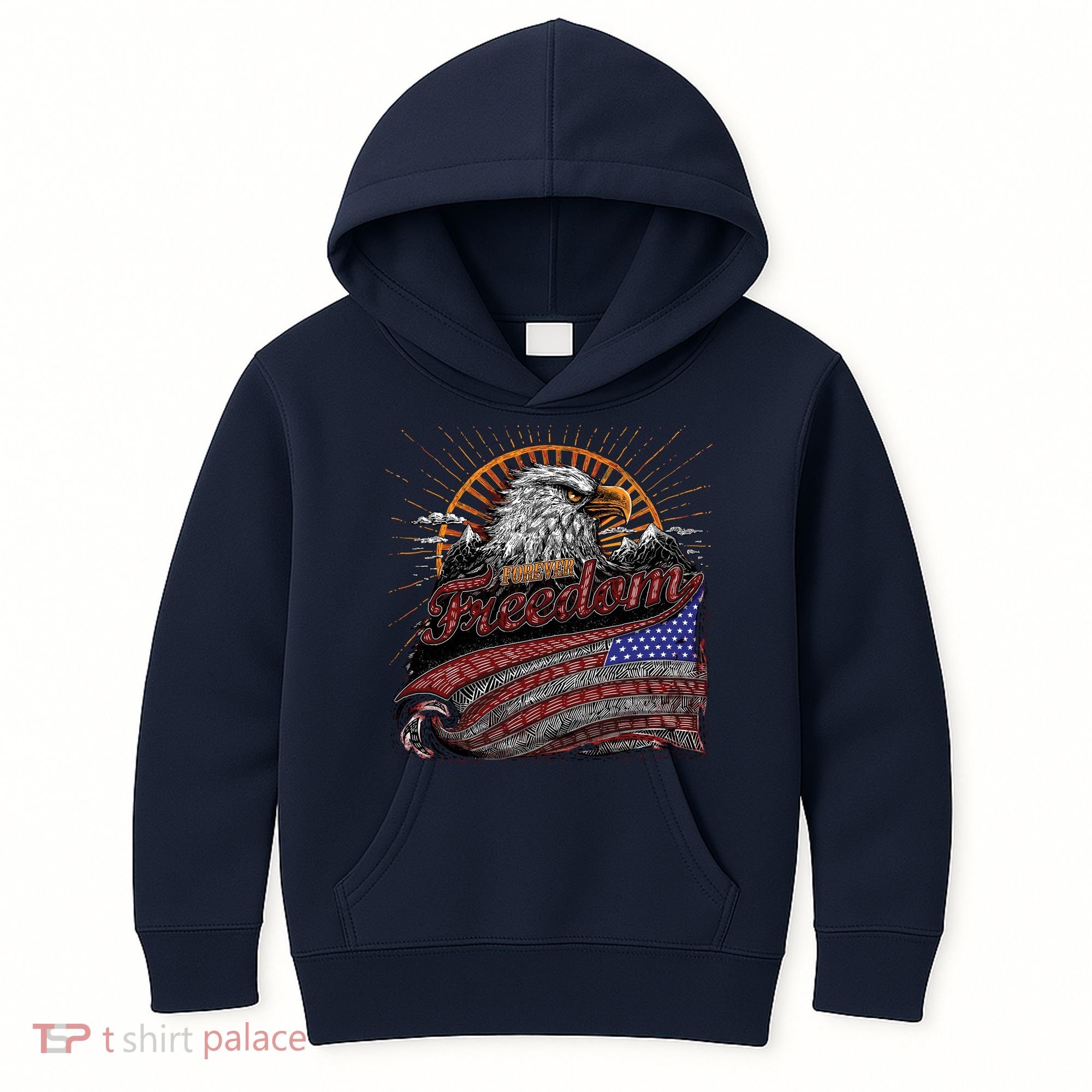 American Eagle Forever Freedom USA Kids Hoodie