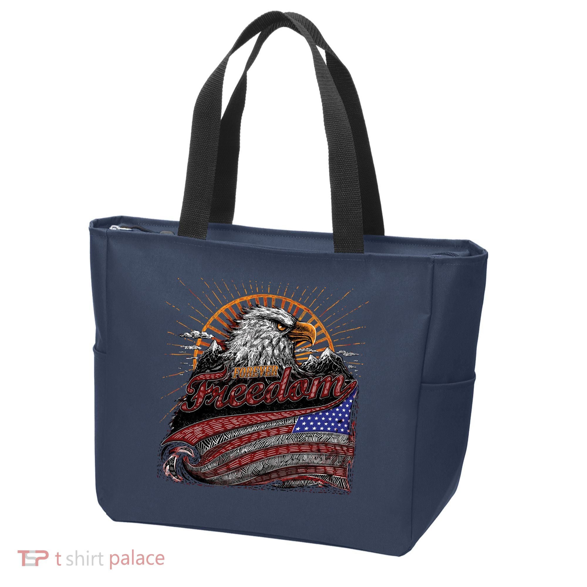 American Eagle Forever Freedom USA Tote Bag
