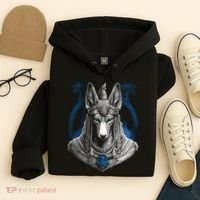 Anubis Egyptian God Realistic Hoodie thumb 4