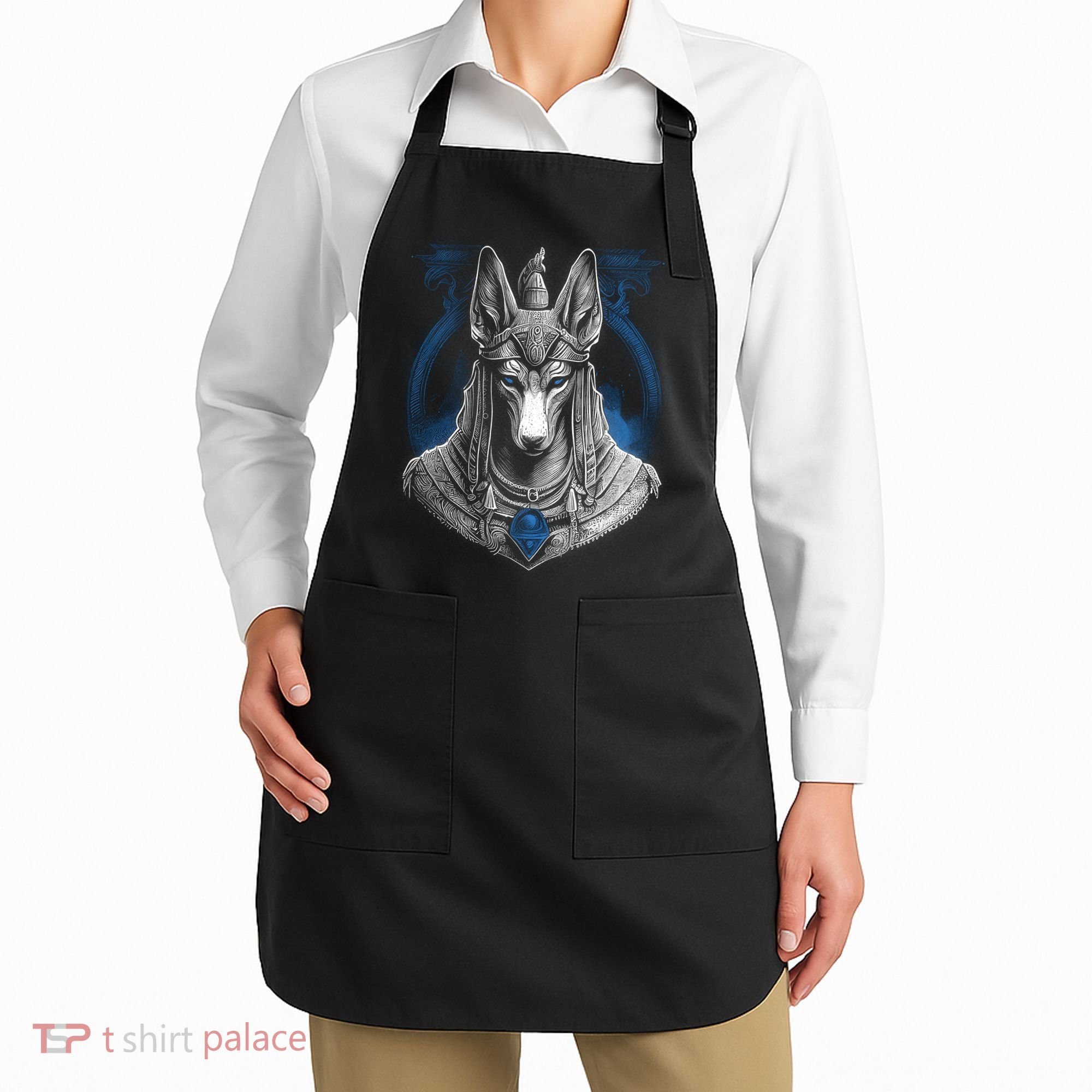 Anubis Egyptian God Realistic Apron