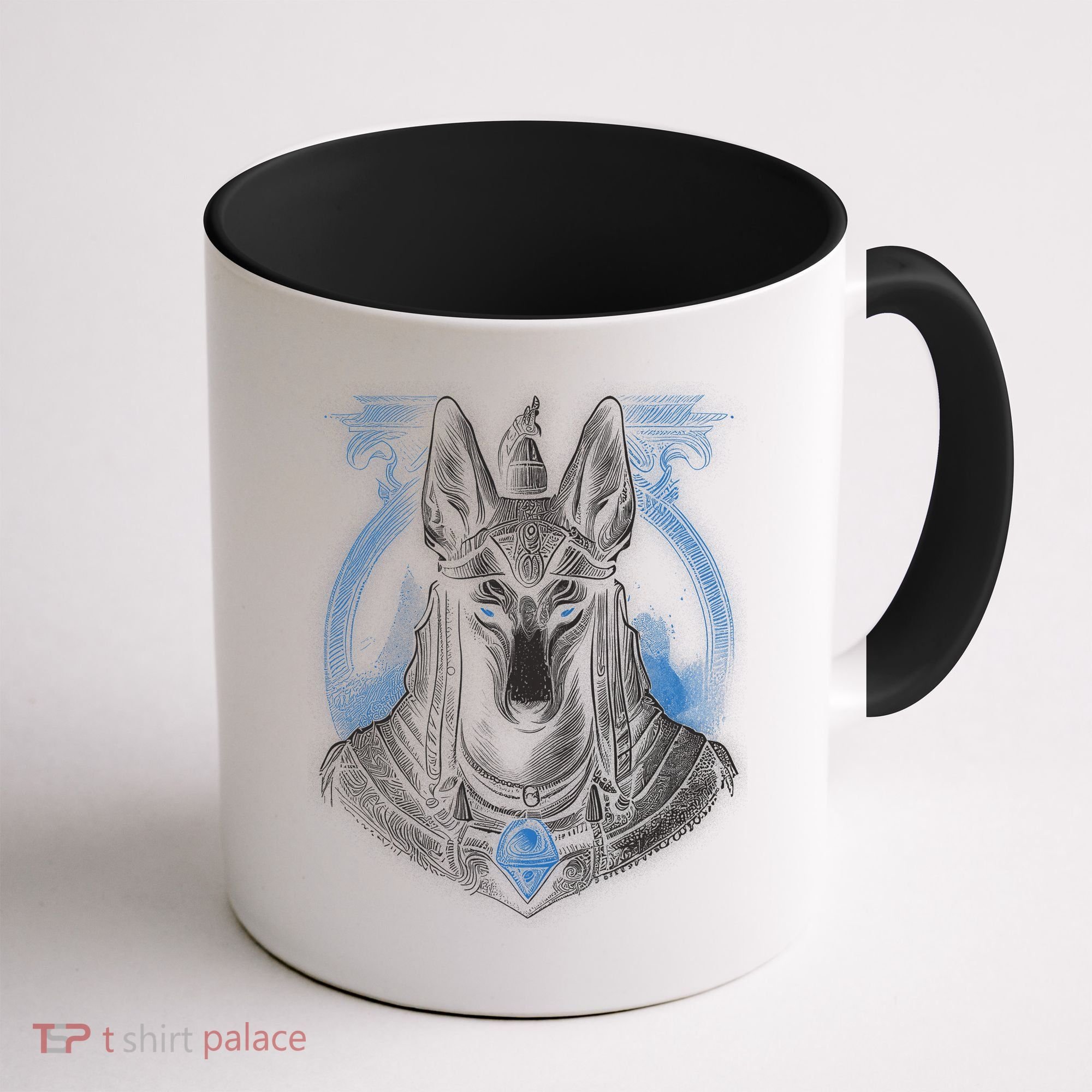 Anubis Egyptian God Realistic Coffee Mug