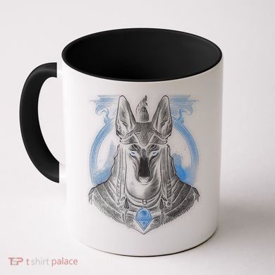 Anubis Egyptian God Realistic Coffee Mug