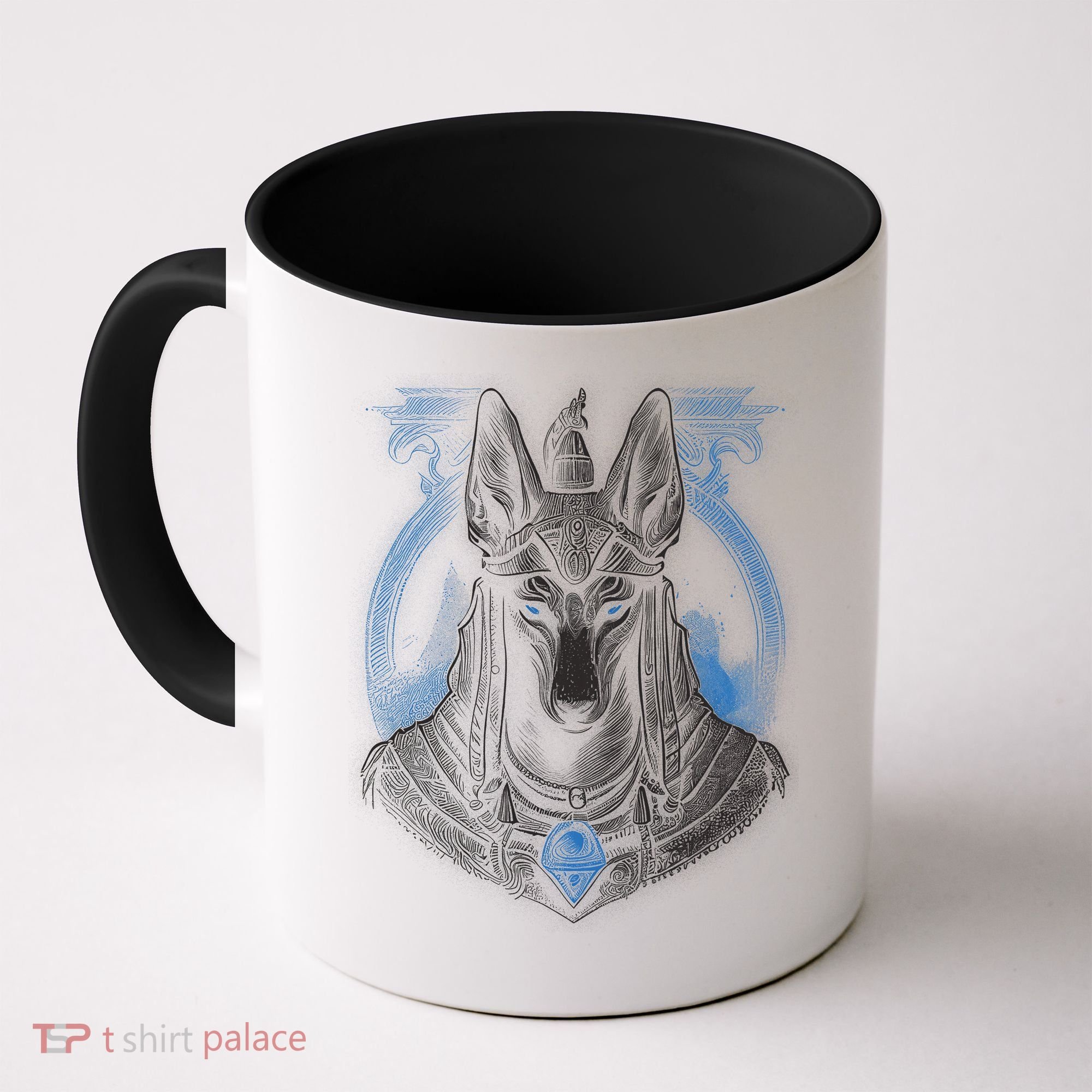 Anubis Egyptian God Realistic Coffee Mug