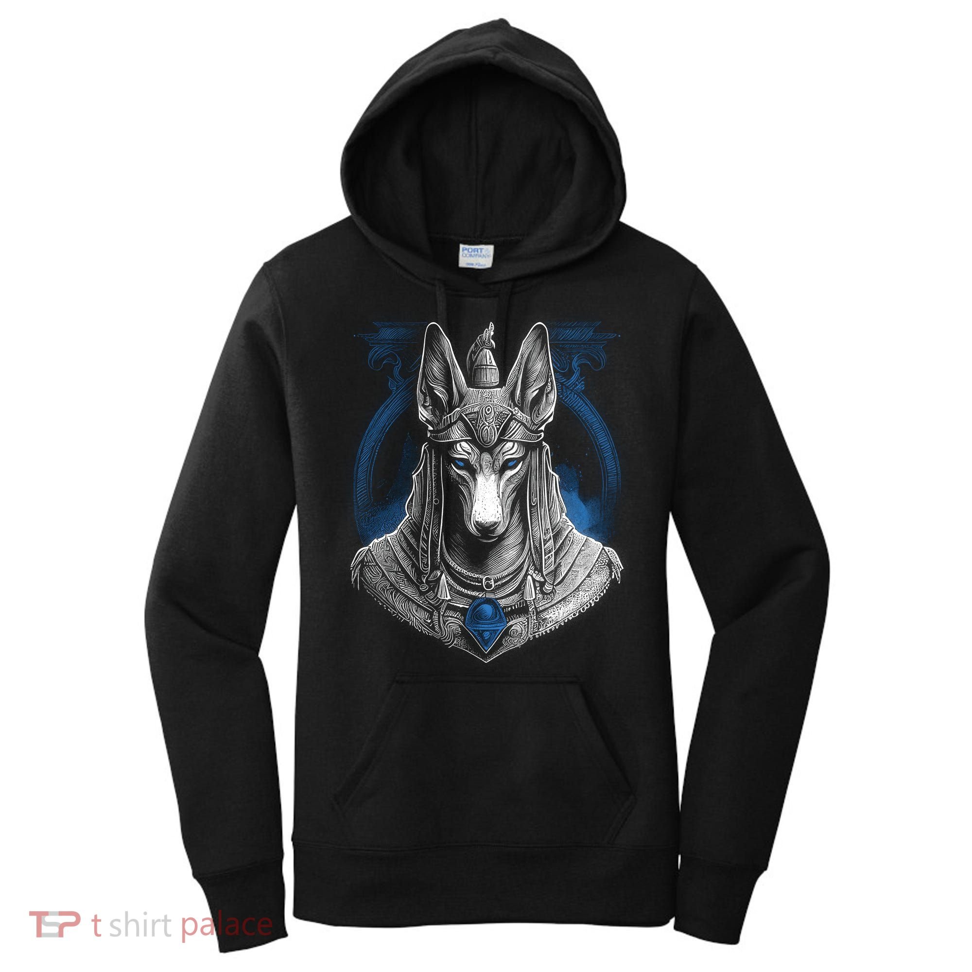 Anubis Egyptian God Realistic Women's Hoodie