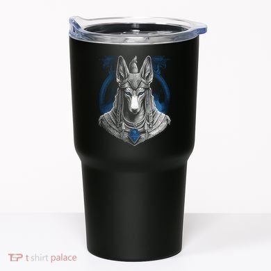 Anubis Egyptian God Realistic Tumbler