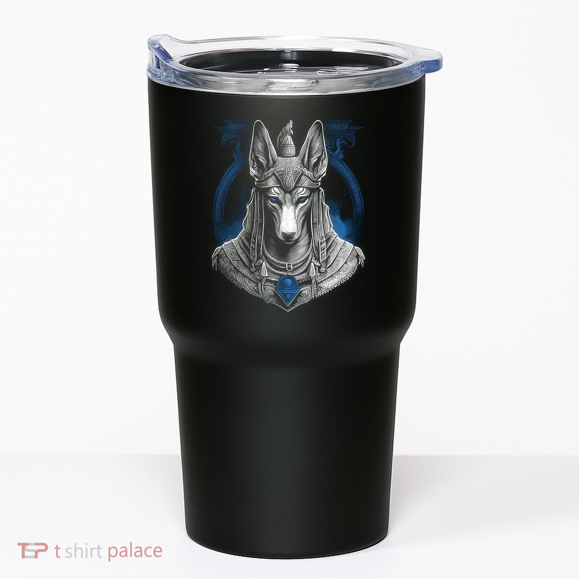 Anubis Egyptian God Realistic Tumbler