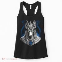 Anubis Egyptian God Realistic Women's Tank Top thumb 0