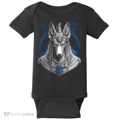 Anubis Egyptian God Realistic Baby Bodysuit