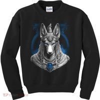 Anubis Egyptian God Realistic Kids Sweatshirt thumb 0