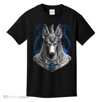 Anubis Egyptian God Realistic Kids T-Shirt