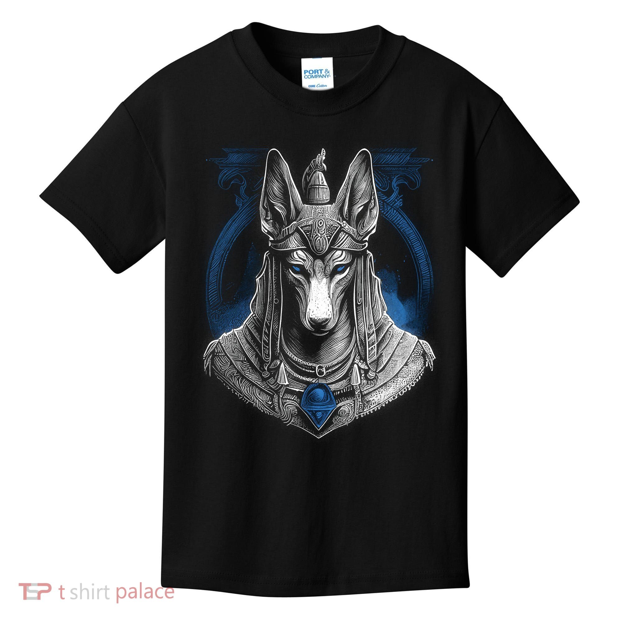 Anubis Egyptian God Realistic Kids T-Shirt