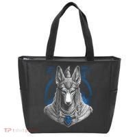 Anubis Egyptian God Realistic Tote Bag thumb 0