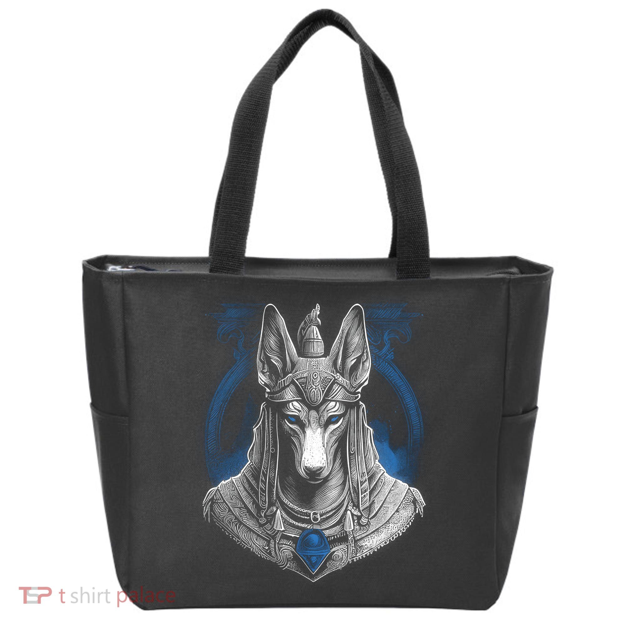 Anubis Egyptian God Realistic Tote Bag