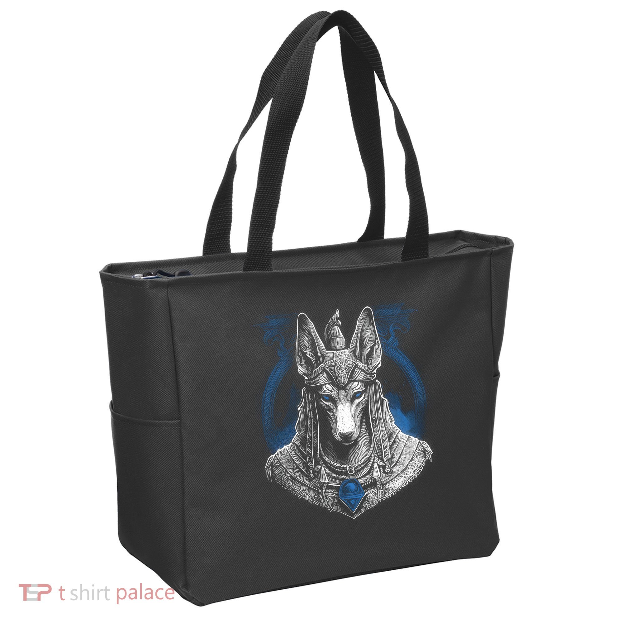 Anubis Egyptian God Realistic Tote Bag