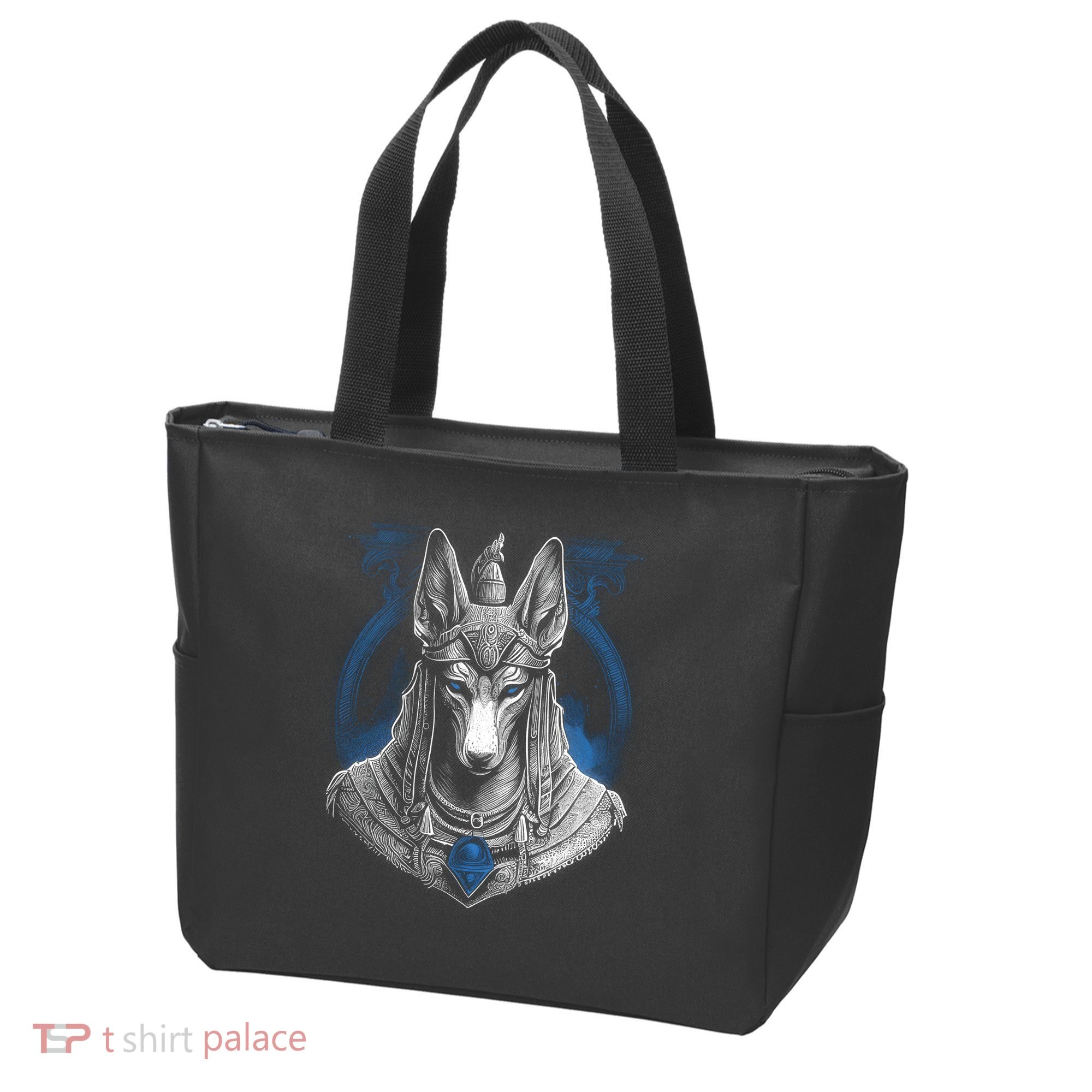 Anubis Egyptian God Realistic Tote Bag