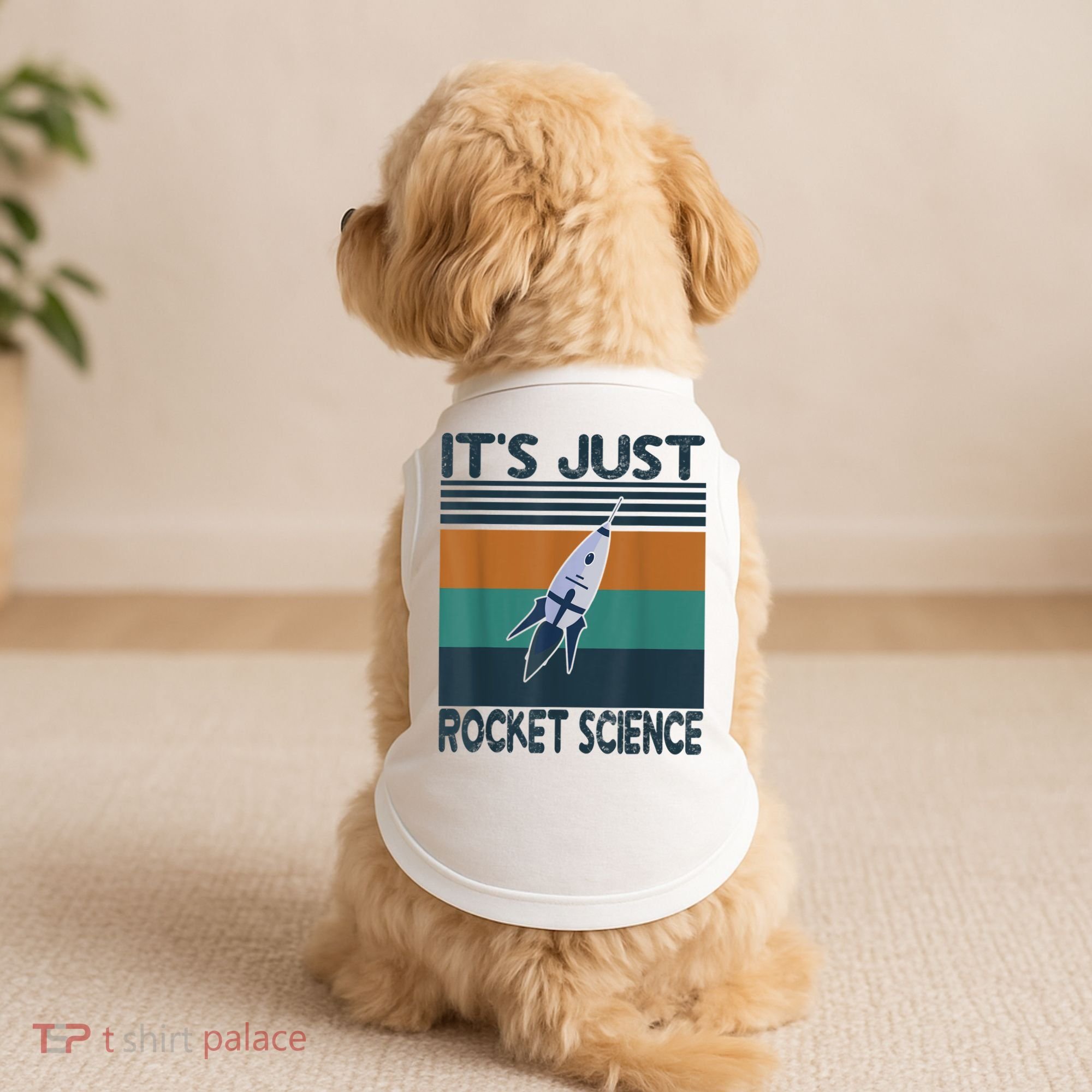 Aerospace Engineering Gifts It's Just Rocket Science Space Doggie Tank
