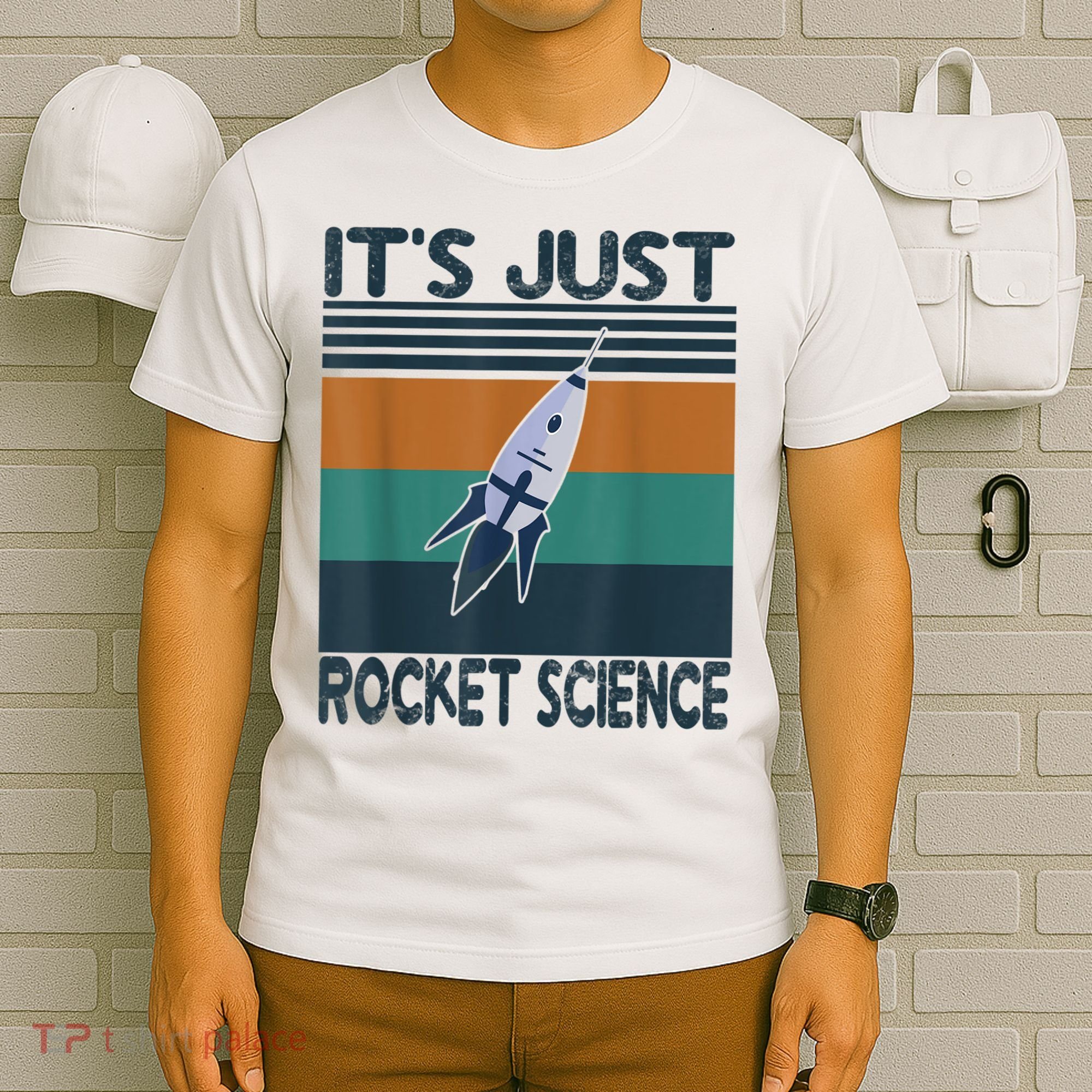 Aerospace Engineering Gifts It's Just Rocket Science Space T-Shirt