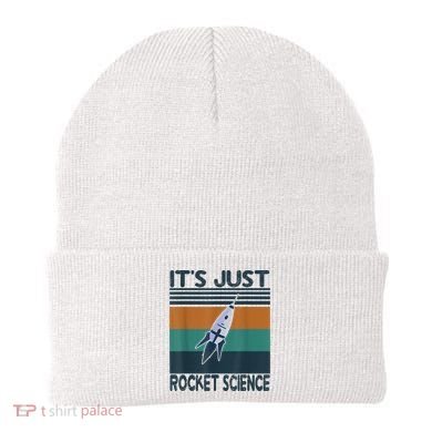 Aerospace Engineering Gifts It's Just Rocket Science Space Beanie