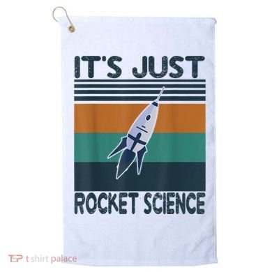 Aerospace Engineering Gifts It's Just Rocket Science Space Golf Towel