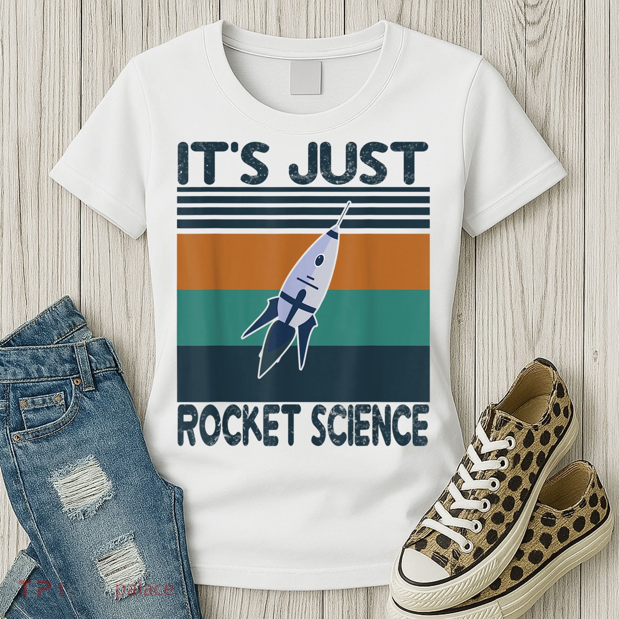 Aerospace Engineering Gifts It's Just Rocket Science Space Women's T-Shirt