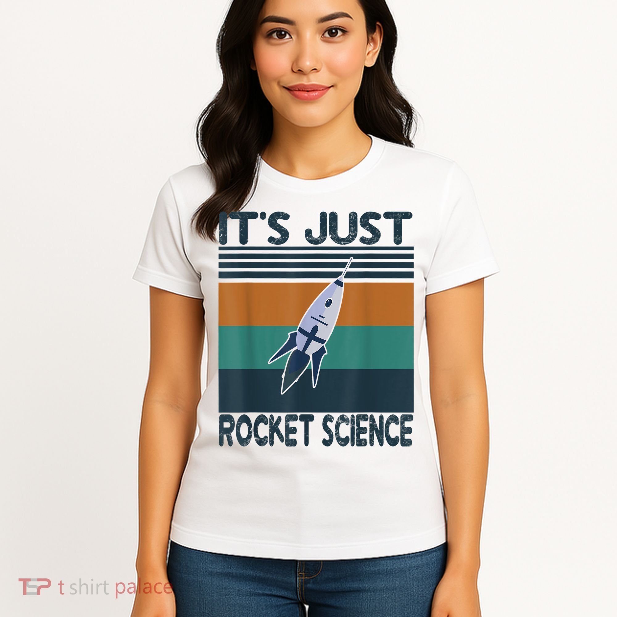 Aerospace Engineering Gifts It's Just Rocket Science Space Women's T-Shirt