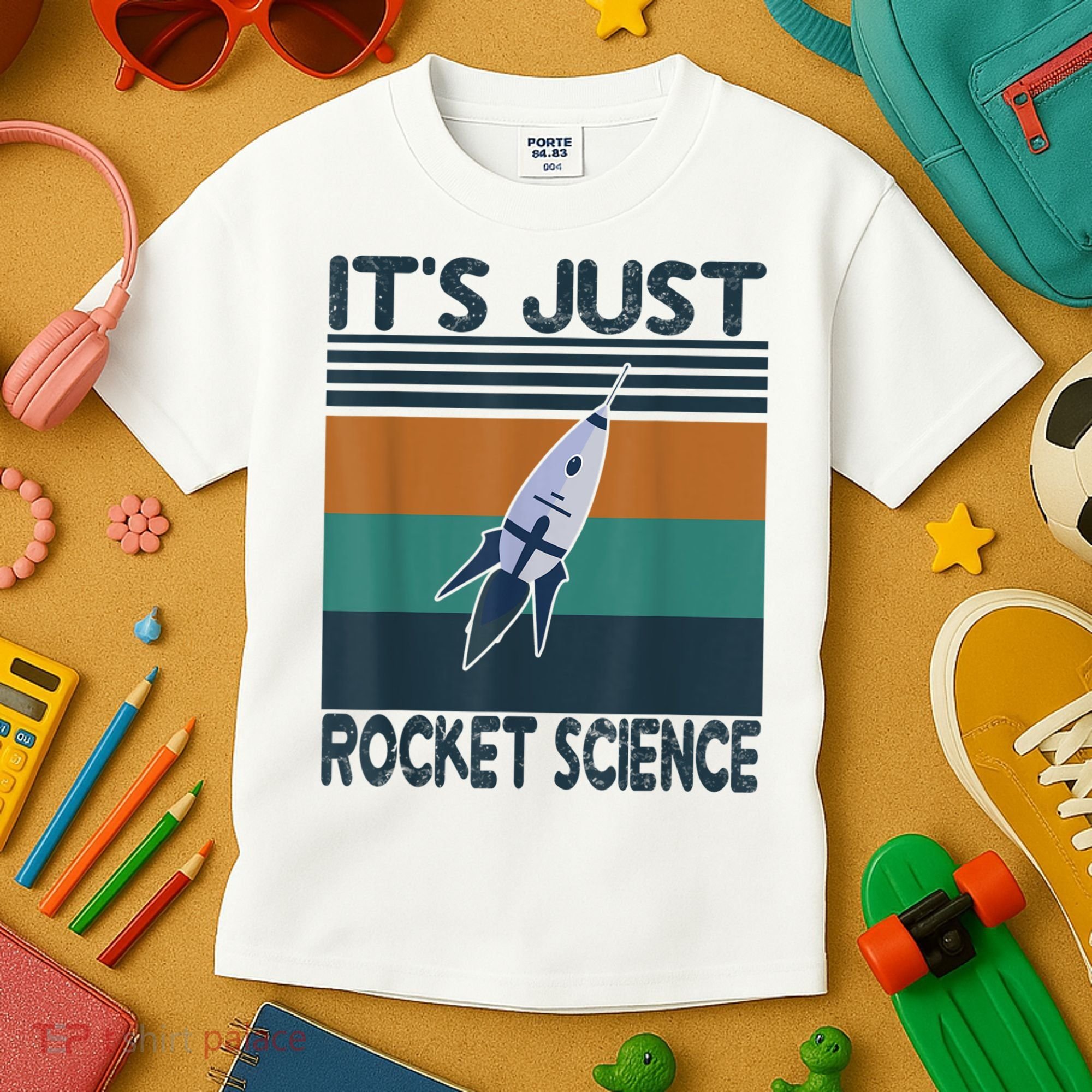 Aerospace Engineering Gifts It's Just Rocket Science Space Kids T-Shirt