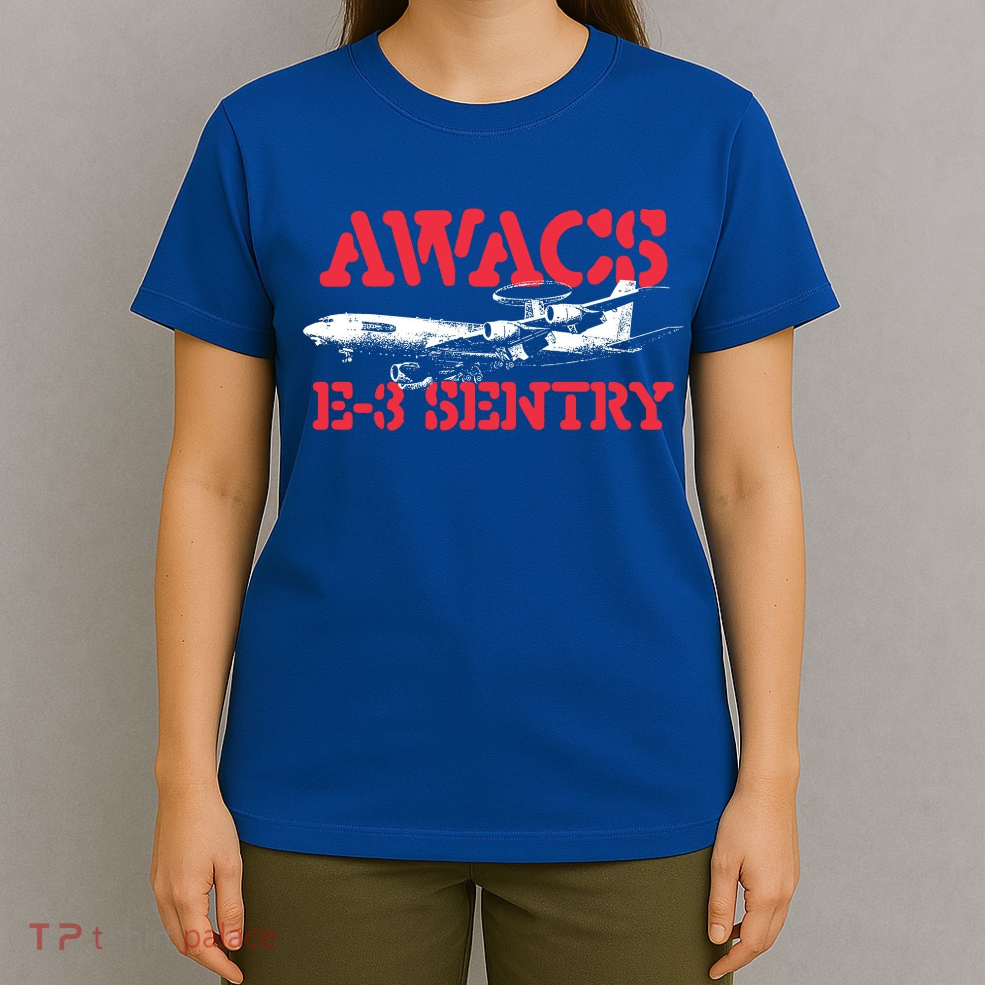Awacs Emeaningful Gift3 Sentry Meaningful Gift Military Cargo Aircraft Pilot Gif T-Shirt